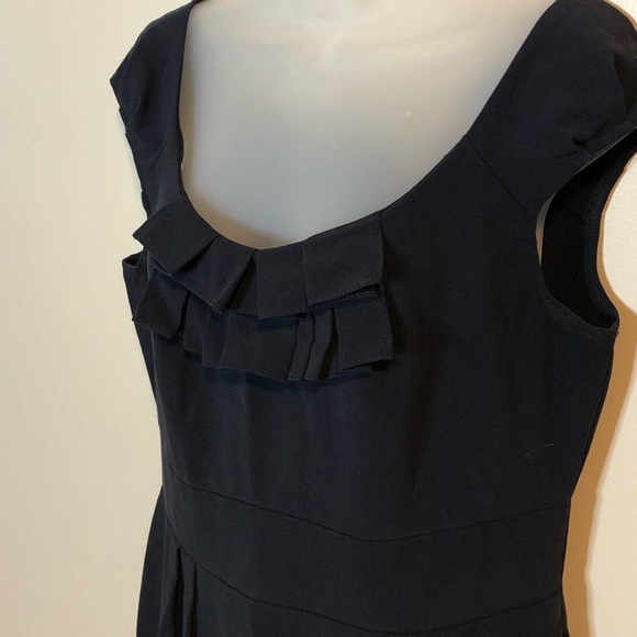 aa studio navy sleeveless cocktail party wedding guest dress size 10 - Picture 2 of 6